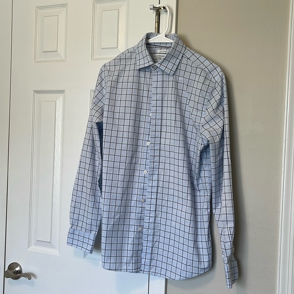 Men’s small slim fit business dress shirt button down - Picture 1 of 2